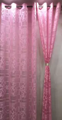 NET SEMI TRANSPARENT DOOR CURTAIN 